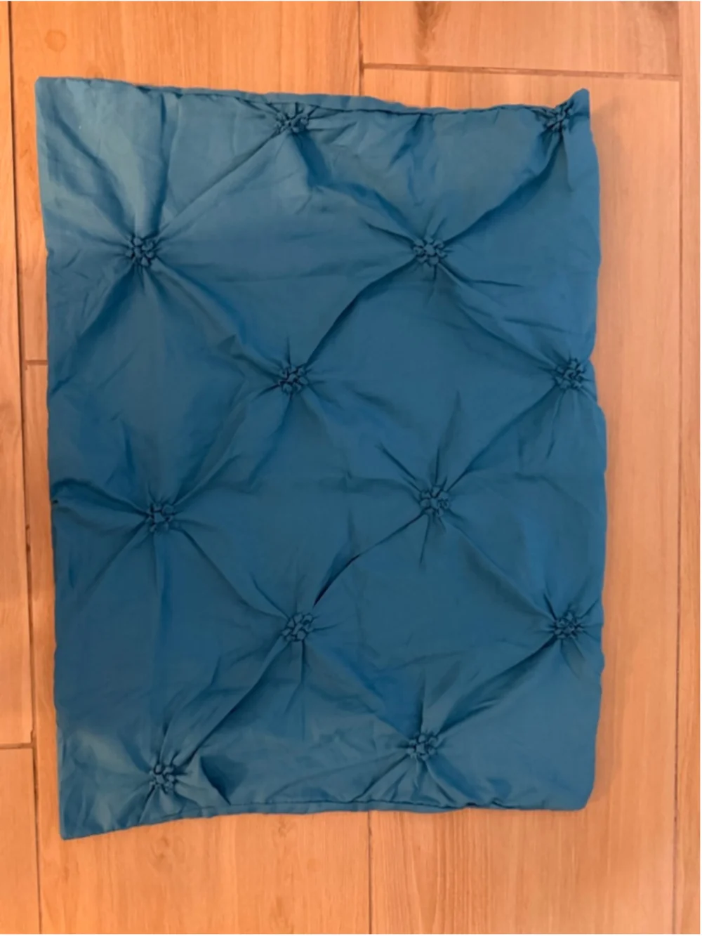 NEW Teal Twin Comforter & Pillowcase Set Pintuck Bedding